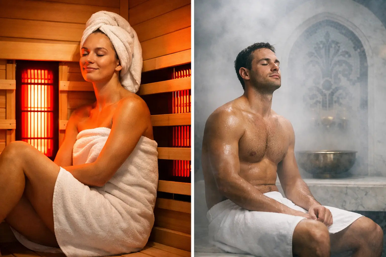 Sauna infrarossi o bagno turco?