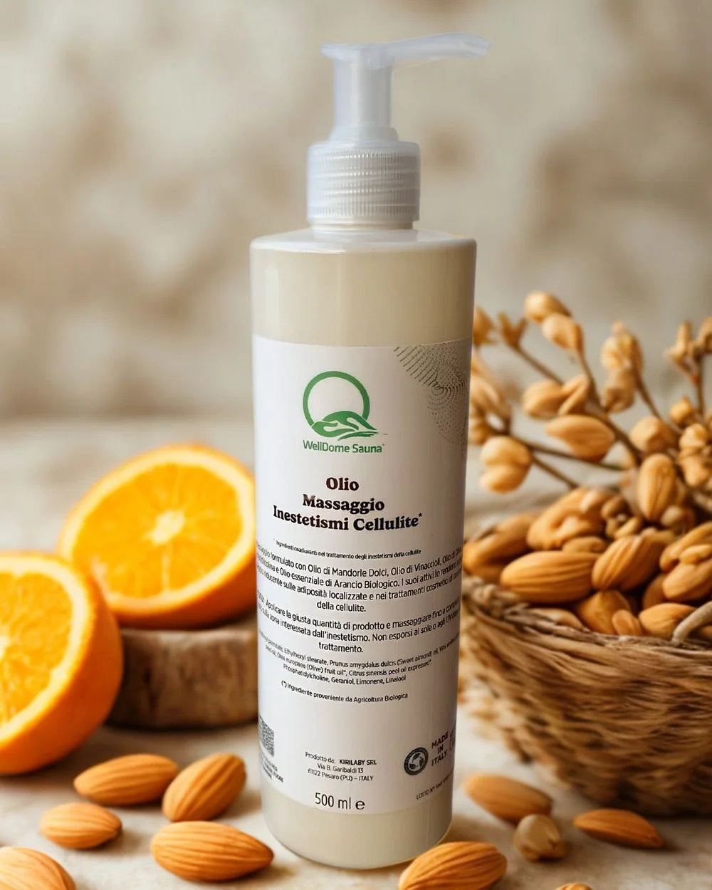 Olio massaggio inestetismi cellulite - 500 ml